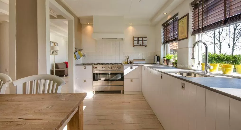 Clean Washroom and Kitchen
