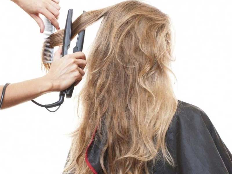 how to curl hair with flat iron
