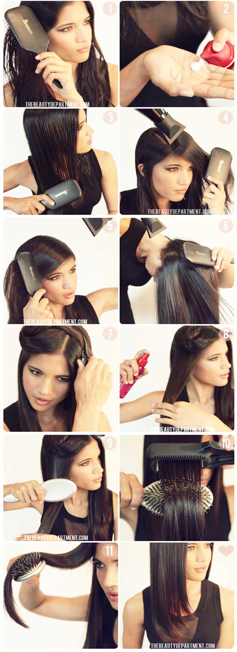 how to straighten hair at home male