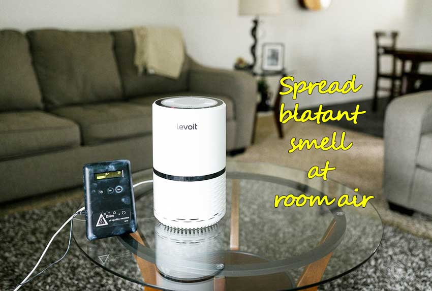 Spread blatant smell at room air