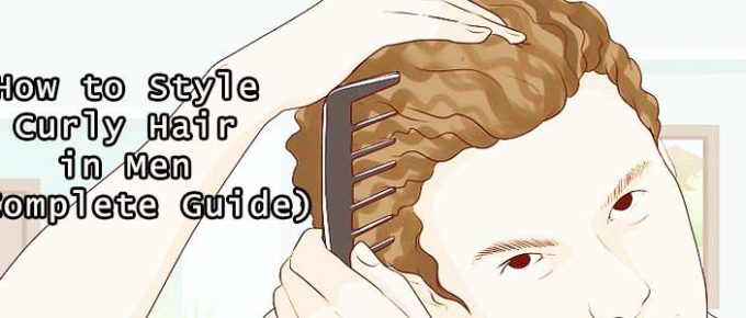 How to Style Curly Hair in Men