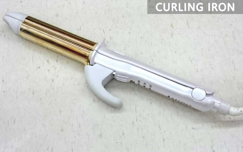 Curling iron details
