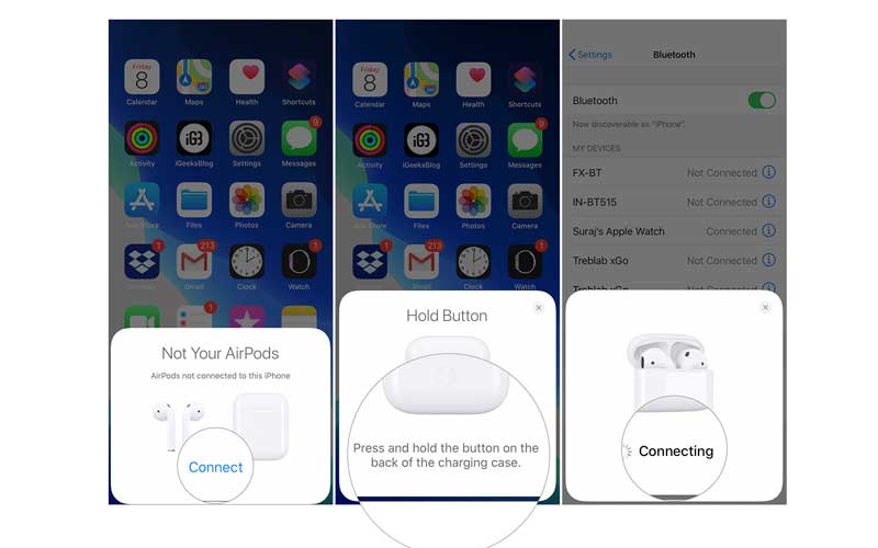 connect airpods pro max