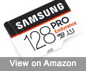 Samsung PRO Endurance 128GB 100MB U1 MicroSDXC Memory Card with Adapter