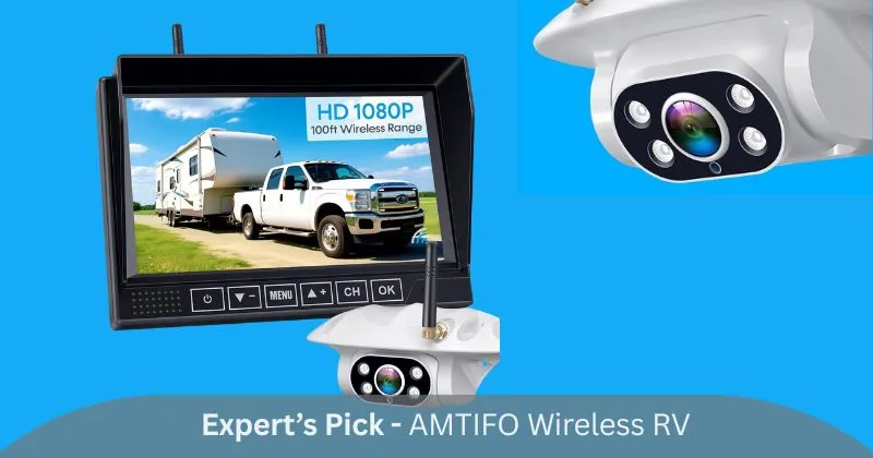 AMTIFO Wireless RV Backup Camera