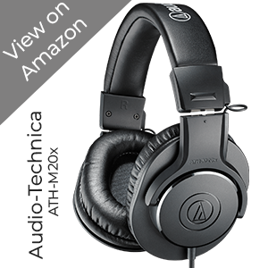 audio technica ath m20x