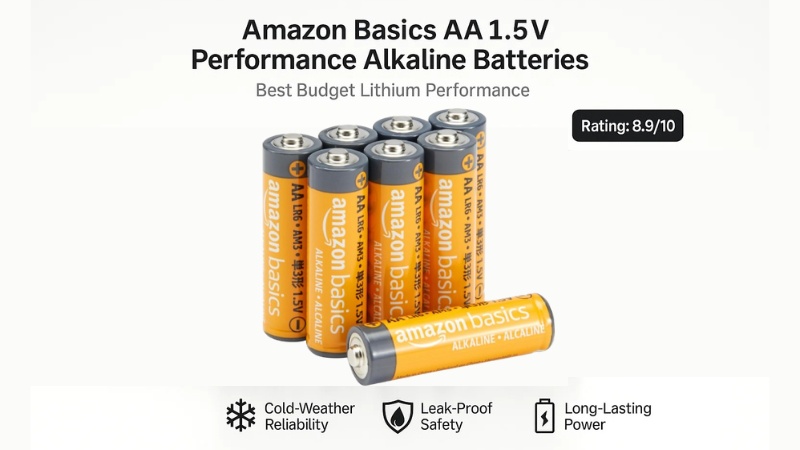 Amazon Basics AA 1.5 Volt Performance Alkaline Batteries