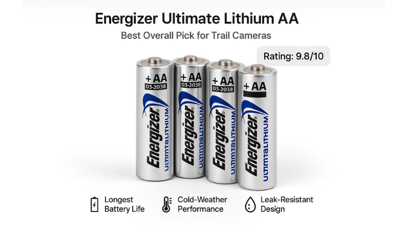 Best Overall Pick: Energizer Ultimate Lithium AA