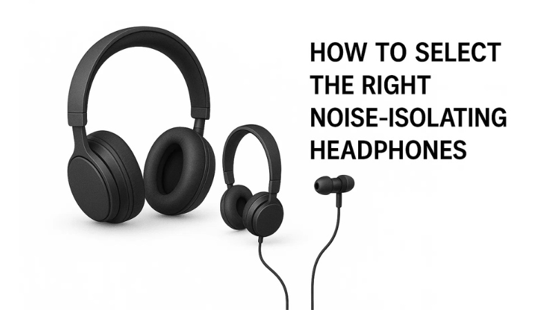 How to Select the Right Noise-Isolating Headphones