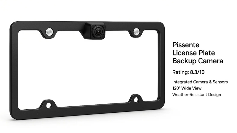 Pissente License Plate Backup Camera