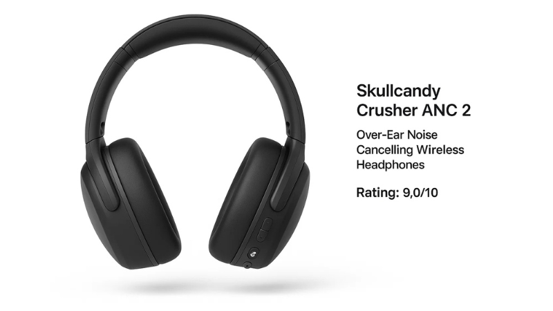 Skullcandy Crusher ANC 2 Over-Ear Noise Canceling Wireless Headphones 