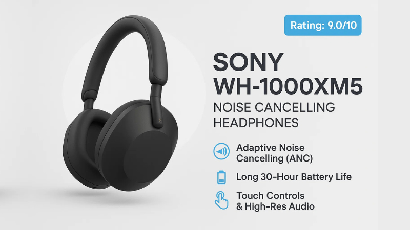 Sony WH1000XM5 Noise Cancelling Headphone