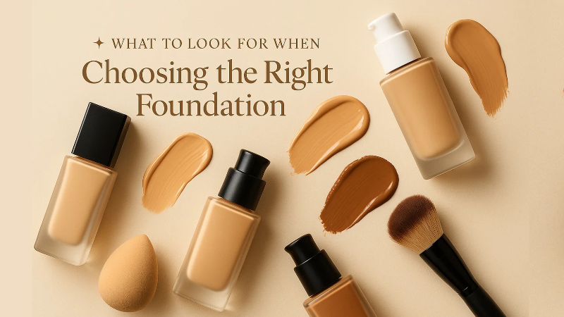 What to Look for When Choosing the Right Foundation.