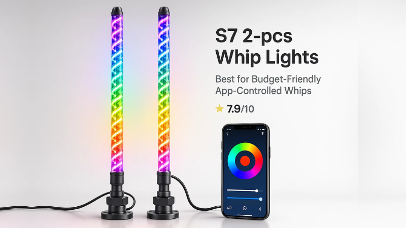 S7 2-pcs Whip Lights