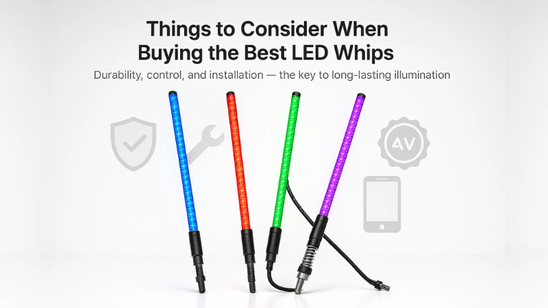 Things to consider when buying best-led whips