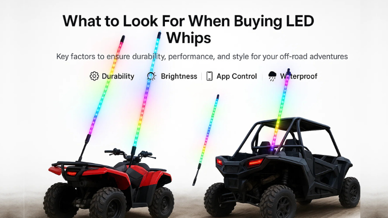 What to Look For When Buying LED Whips
