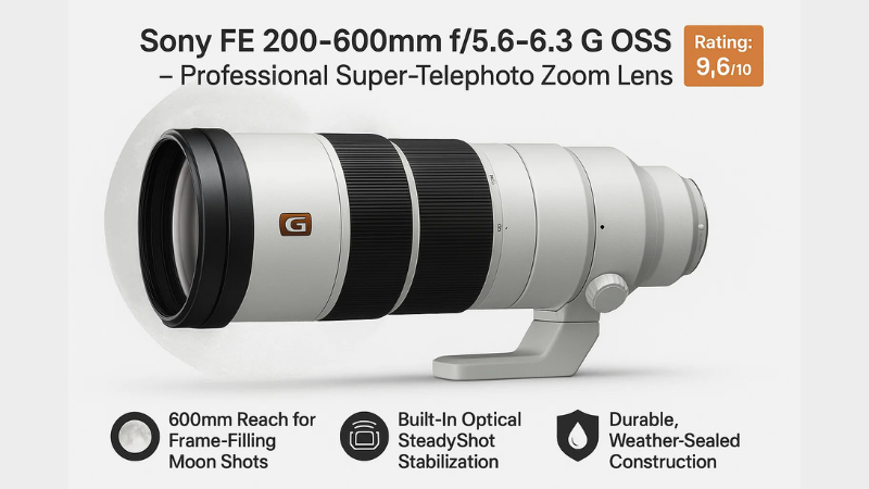 Sony FE 200-600mm f/5.6-6.3 G OSS