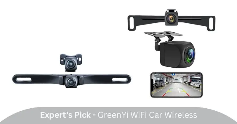 GreenYi WiFi Car Wireless Backup Camera