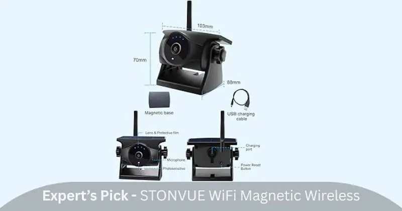 STONVUE WiFi Magnetic Wireless Backup Camera