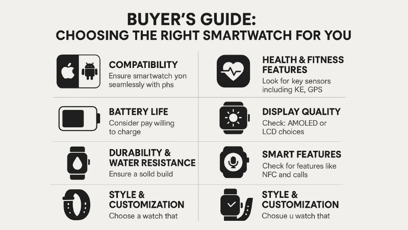 Buyer’s Guide: Choosing the Right Smartwatch for You