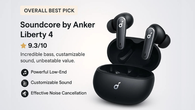 Overall Best Pick: Soundcore by Anker Liberty 4
