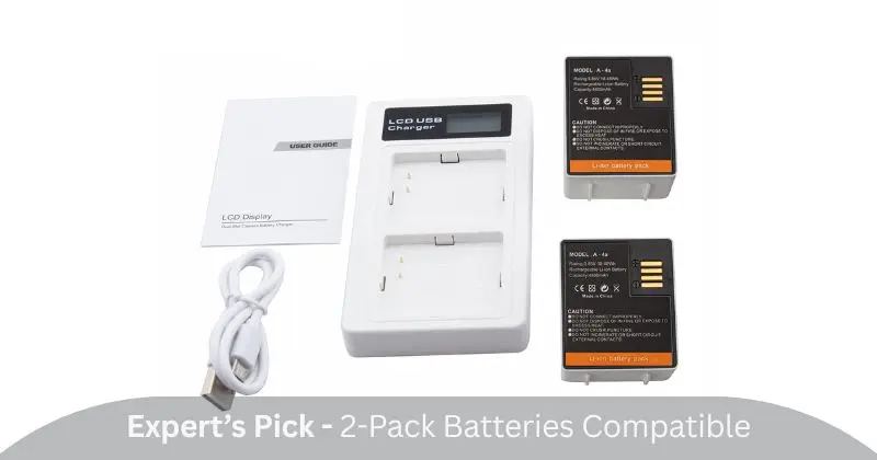2-Pack Batteries Compatible with Arlo Pro 5S 2K