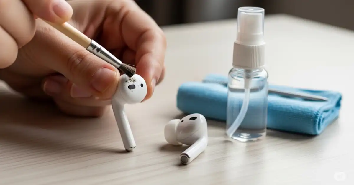 how to clean earbuds safely