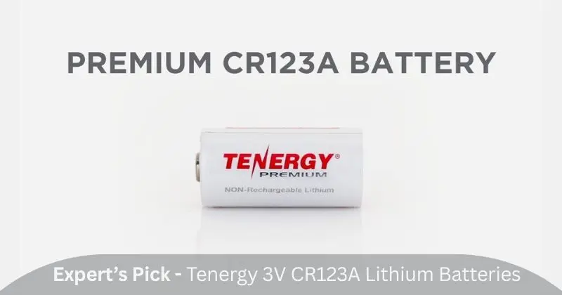 Tenergy 3V CR123A Lithium Batteries (12 Pack)